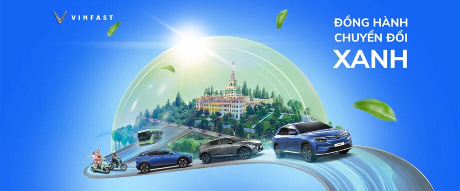 vinfast đà nẵng đồng hàng chuyển đổi xanh