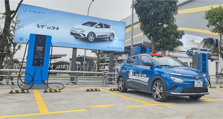trạm sạc xe điện tại đà nẵng