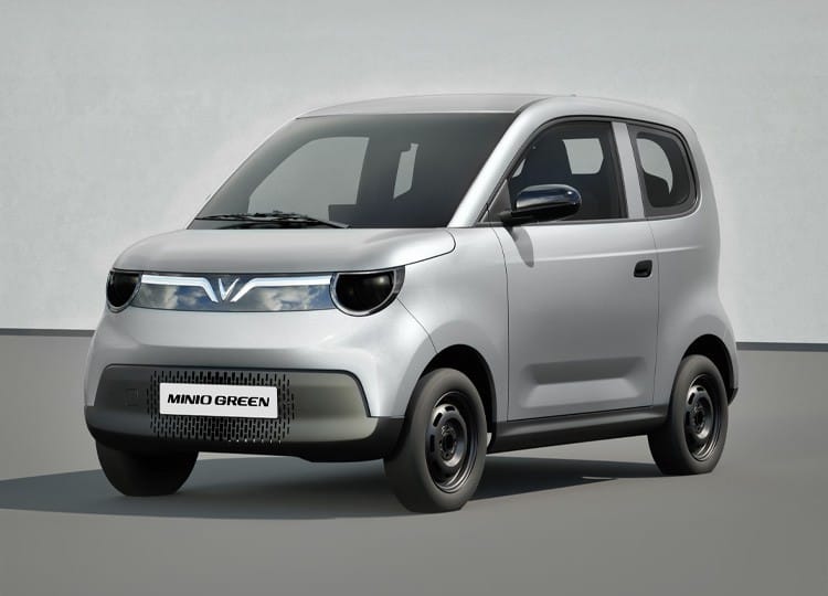 xe vinfast minio green màu bạc