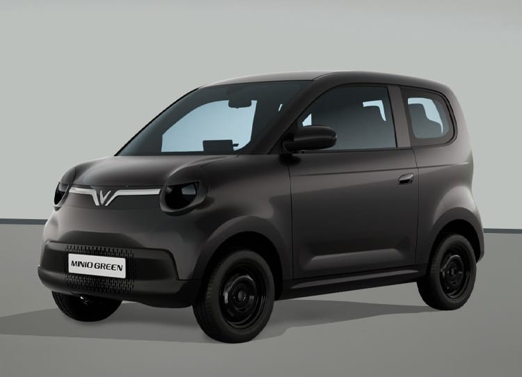 xe vinfast minio green màu đen