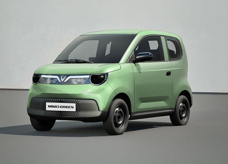 xe vinfast minio green màu xanh lá
