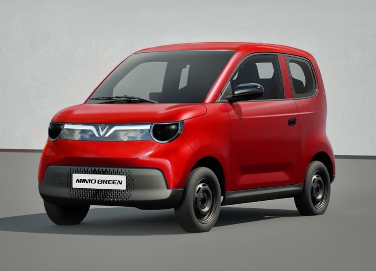 xe vinfast minio green màu đỏ