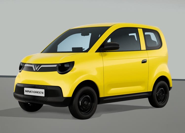 xe vinfast minio green màu vàng